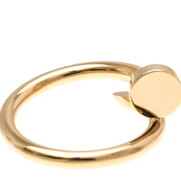 CARTIER Pink Gold (18K) No Stone Band Ring Size 7.25 #55 - Picture 9 of 9